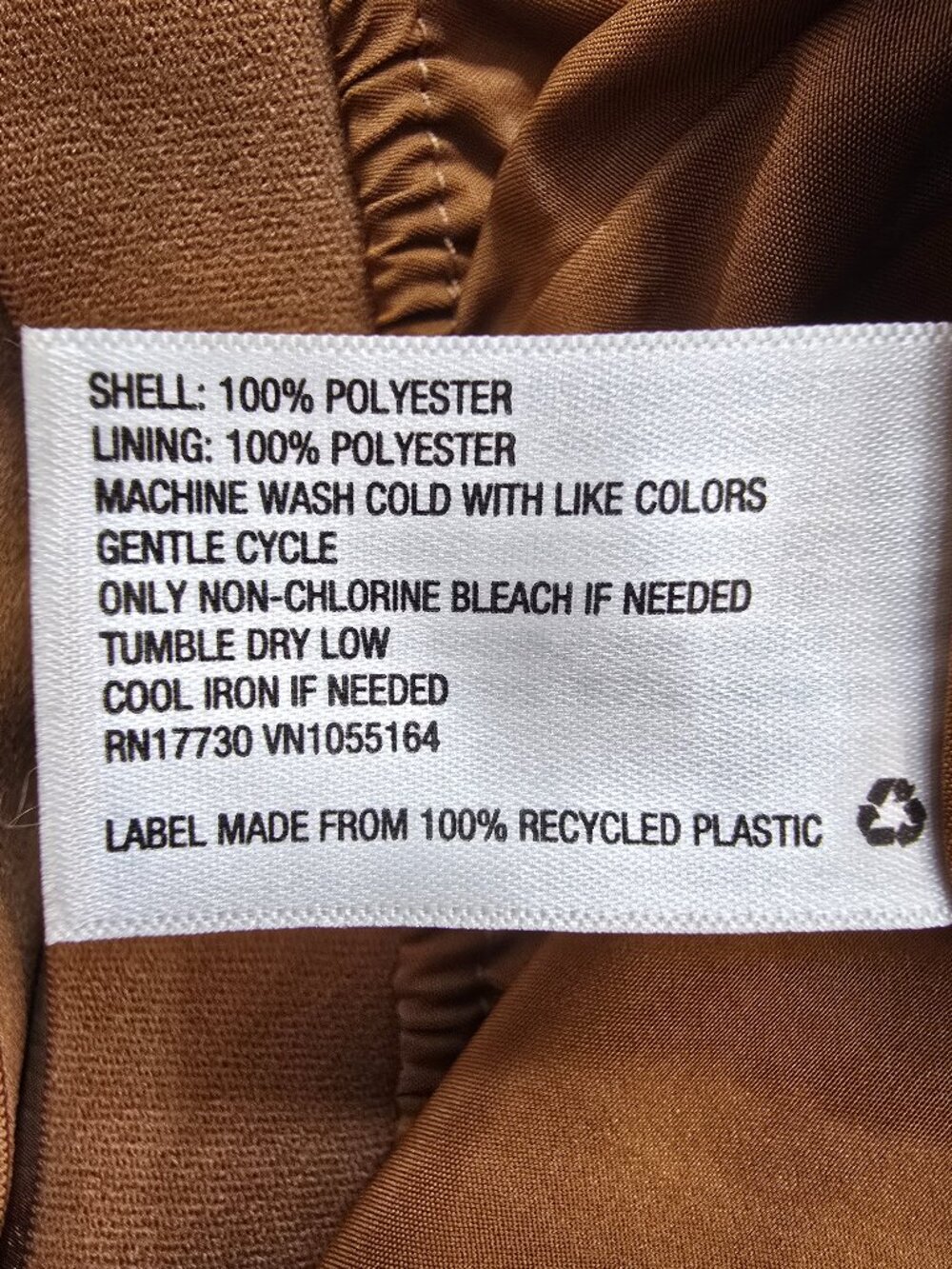 A New Day Shimmer Pleated Midi Skirt - Copper Orange - Picture 5 of 5